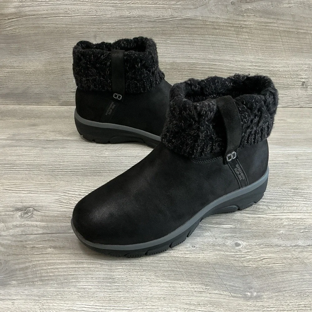 Skechers Women's Easy Going-Cozy Weather 2-Hands Free Slip-ins Ankle Boot 9.5 US